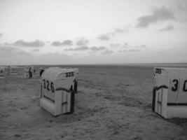 spiekeroog eiland in de noorden zee foto