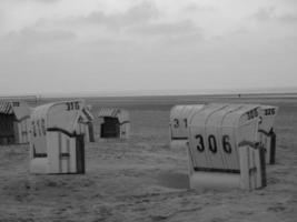 spiekeroog eiland in de noorden zee foto