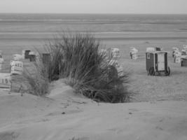 spiekeroog eiland in de noorden zee foto