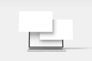 laptop beeld mockup foto