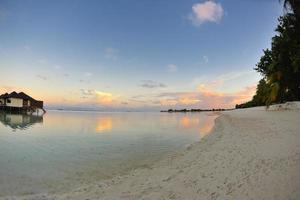 tropisch strand visie foto