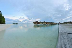 tropisch strand visie foto