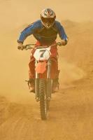 motorcross fiets visie foto