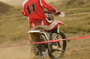 motorcross fiets visie foto