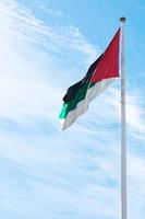 aqaba vlaggenmast in Akaba, Jordanië foto