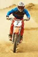 motorcross fiets visie foto