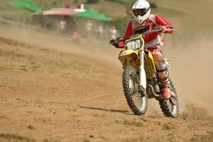 motorcross fiets visie foto