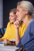 studenten groep studie foto