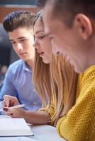 studenten groep studie foto