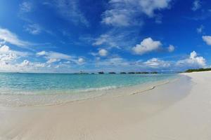 tropisch strand visie foto