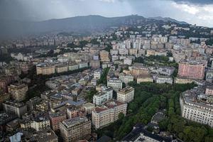 Genua stad- antenne visie foto