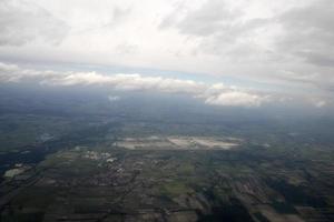 knabbelen luchthaven Duitsland antenne visie foto