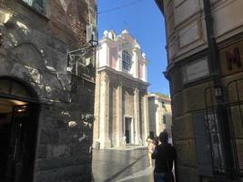 noli, Italië - juli 7 2018 - noli middeleeuws dorp in Ligurië Italië foto