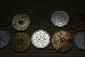 japans geld munt japans geld. foto