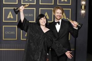 los angeles, 27 maart - billie eilish, finneas oconnell bij de 94th academy awards in dolby theater op 27 maart 2022 in los angeles, ca foto