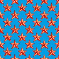 naadloos patroon met rode sterren. kerstvakantie patroon foto