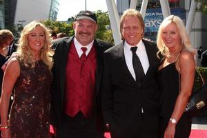 los angeles, 15 sep - keith colburn, sig hansen bij de creatieve emmy's 2013, aankomst in nokia theater op 15 september 2013 in los angeles, ca foto