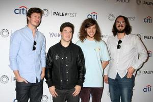 los angeles, 7 maart - anders holm, adam devine, blake anderson, kyle newacheck op het paleyfest la 2015, groet aan comedy central in het dolby theater op 7 maart 2015 in los angeles, ca foto