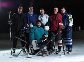 ijs hockey spelers team foto