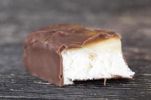 witte vanille nougat melkchocolade foto