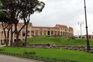 colosseum italië 6 mei 2022 het colosseum is een architectonisch monument van het oude rome. foto