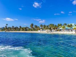 boottocht cancun mexico naar eiland mujeres contoy walvishaai. foto