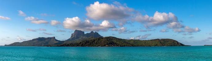 Frans Polynesië kokosnoot strand kristal water foto