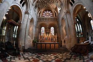 Oxford, Engeland - juli 15 2017 - toeristen in Universiteit stad- Christus kerk foto