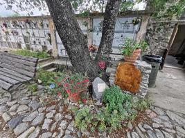 Monterosso al merrie, Italië - juni, 8 2019 - pittoresk dorp van cinque terre Italië oud begraafplaats foto