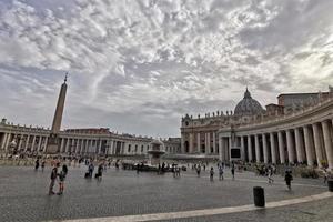 Rome, Italië - juni 16 2019 - heilige peter kerk in Vaticaan foto