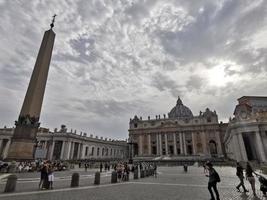 Rome, Italië - juni 16 2019 - heilige peter kerk in Vaticaan foto