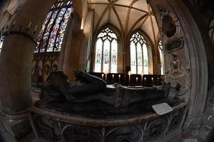 Oxford, Engeland - juli 15 2017 - toeristen in Universiteit stad- Christus kerk foto