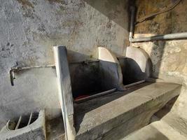 middeleeuws toilet van sant ilario Genua Italië foto