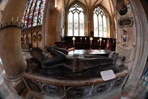 Oxford, Engeland - juli 15 2017 - toeristen in Universiteit stad- Christus kerk foto