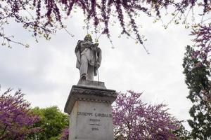 Padova giuseppe garibaldi standbeeld foto