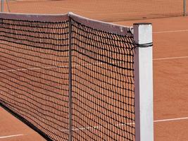 tennis veld- netto detail foto