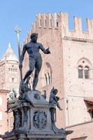 fontein van Neptunus Aan piazza del nettuno, bologna foto