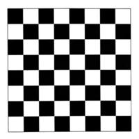 zwart en wit schaakbord foto