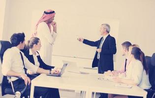 Arabisch bedrijf Mens Bij vergadering foto