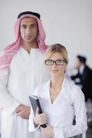 Arabisch bedrijf Mens Bij vergadering foto