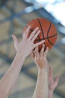 basketbal spel visie foto