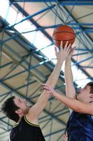 basketbal spel visie foto