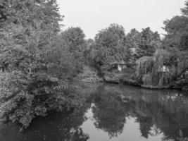 de stad van coesfeld Bij de rivier- berkel in Duitsland foto