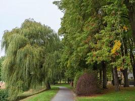 de stad van coesfeld Bij de rivier- berkel in Duitsland foto