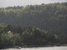 de Oslo fjord in Noorwegen foto