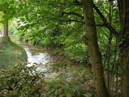 de stad van coesfeld Bij de rivier- berkel in Duitsland foto