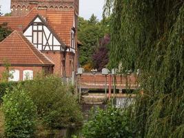 de stad van coesfeld Bij de rivier- berkel in Duitsland foto