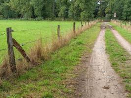 Bij de rivier- berkel in Duitsland foto