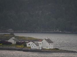 Oslo en de oslofjord in Noorwegen foto