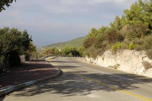 snelweg in Israël van noorden naar zuiden foto